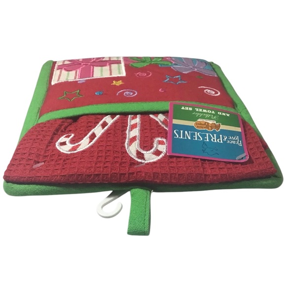 Potholder Towel Table Cloth Cracker Berral Holiday Fabric Rectangle Christmas - Picture 11 of 15